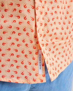 Palamos Shrimp Printed Shirt from Brava Fabrics