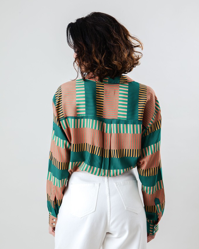 Atlantic Prnited Blouse from Brava Fabrics