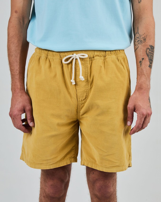 Baby Cord Shorts Mustard from Brava Fabrics