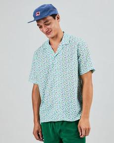 Marbles Aloha Shirt White via Brava Fabrics