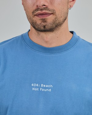 Tropical Pixel 404 Oversize T-Shirt Blue from Brava Fabrics