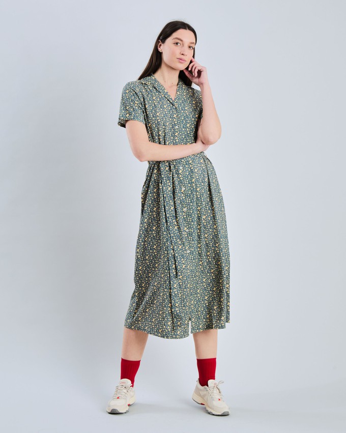 Peanuts Woodstock Long Dress Navy from Brava Fabrics