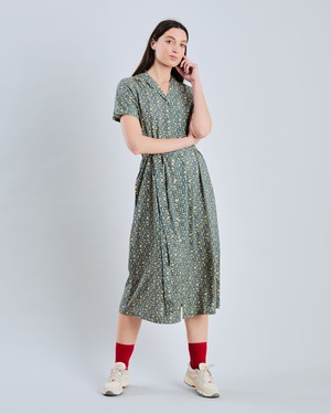 Peanuts Woodstock Long Dress Navy from Brava Fabrics