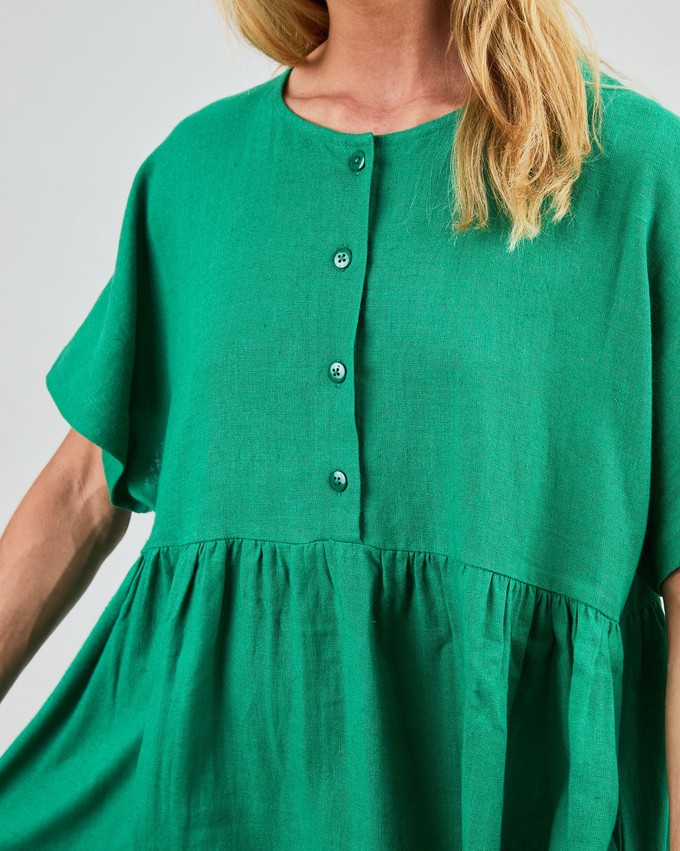 Oversize Long Dress Green from Brava Fabrics