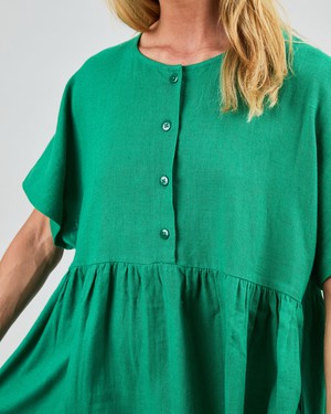 Oversize Long Dress Green from Brava Fabrics