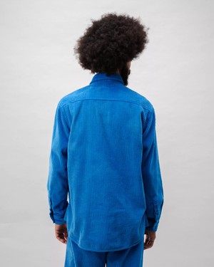 Project Cece | Corduroy Overshirt Blue