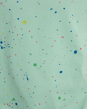 Splash Paint Tshirt Green from Brava Fabrics