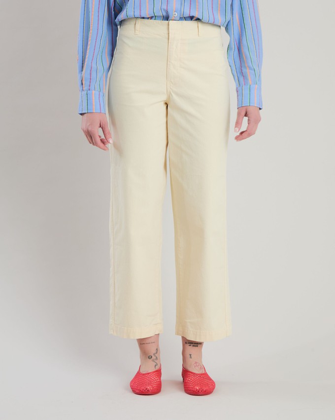Barrel Pants Cream from Brava Fabrics
