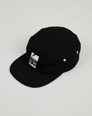 Kodak 5 Panel Cap Black from Brava Fabrics