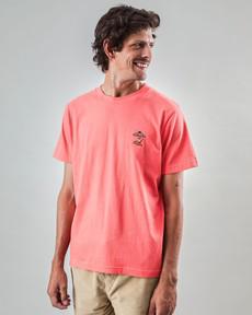 Peanuts Tropical T-shirt Red via Brava Fabrics