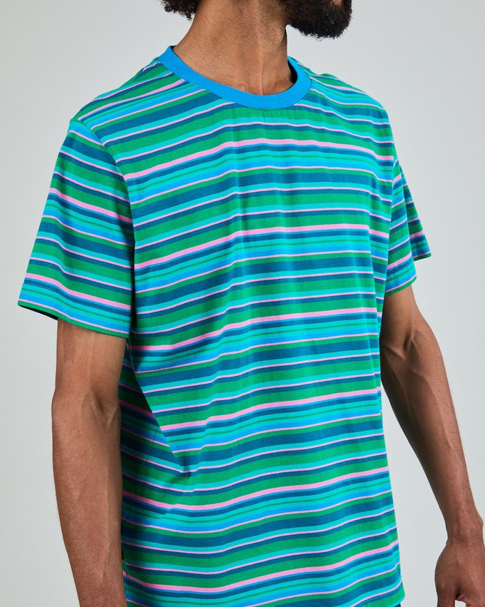 Stripes Regular T-Shirt Blue from Brava Fabrics