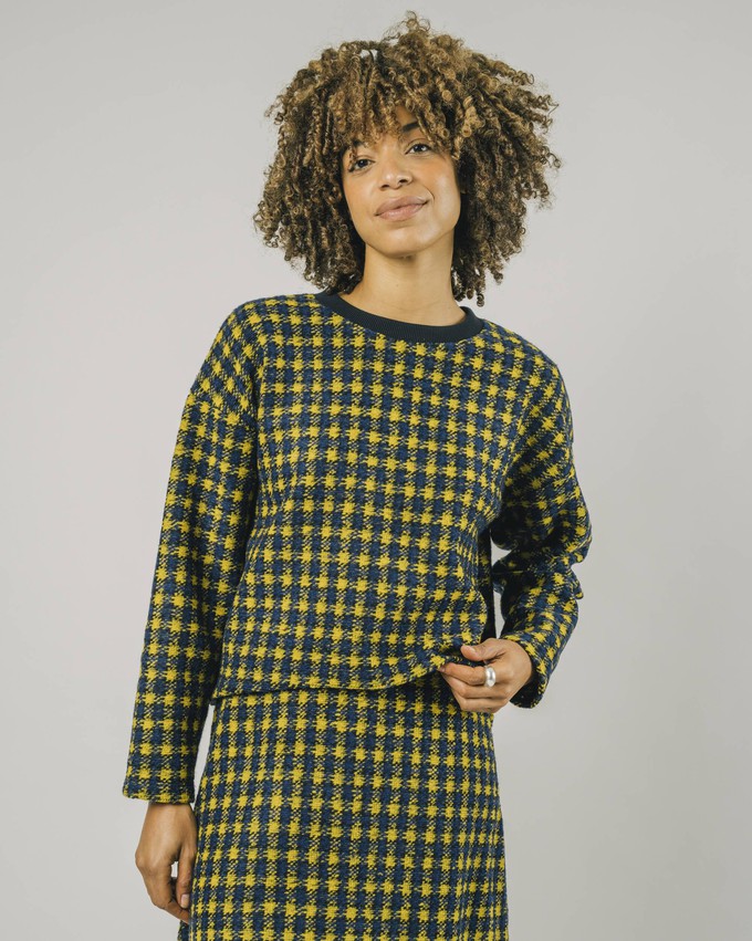 Greti Rounded Sweatshirt Black from Brava Fabrics