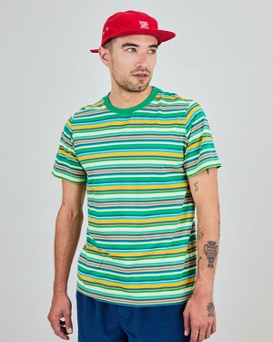 Stripes Regular T-Shirt Green from Brava Fabrics