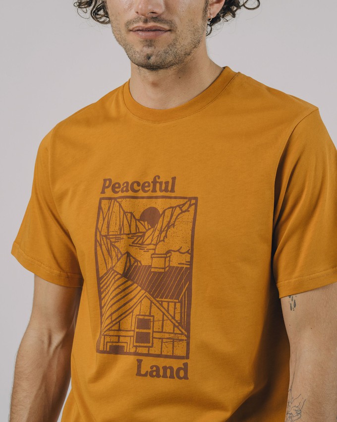 Peaceful Land T-Shirt Pumpkin from Brava Fabrics