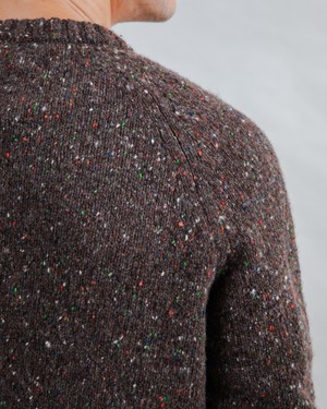 Wool Sweater Raglan Chocolate from Brava Fabrics