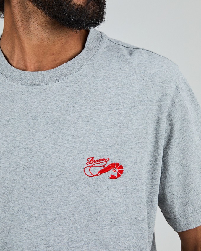 Shrimpy Brava T-Shirt Grey Melange from Brava Fabrics