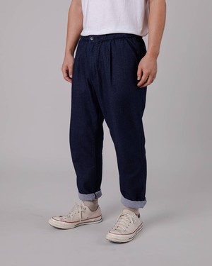 Flannel Comfort Chino Navy from Brava Fabrics