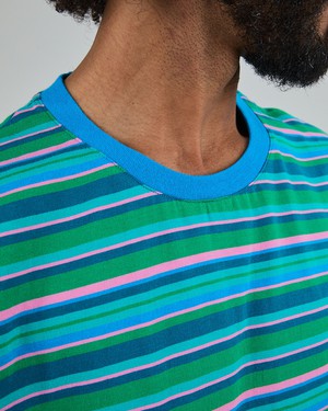 Stripes Regular T-Shirt Blue from Brava Fabrics