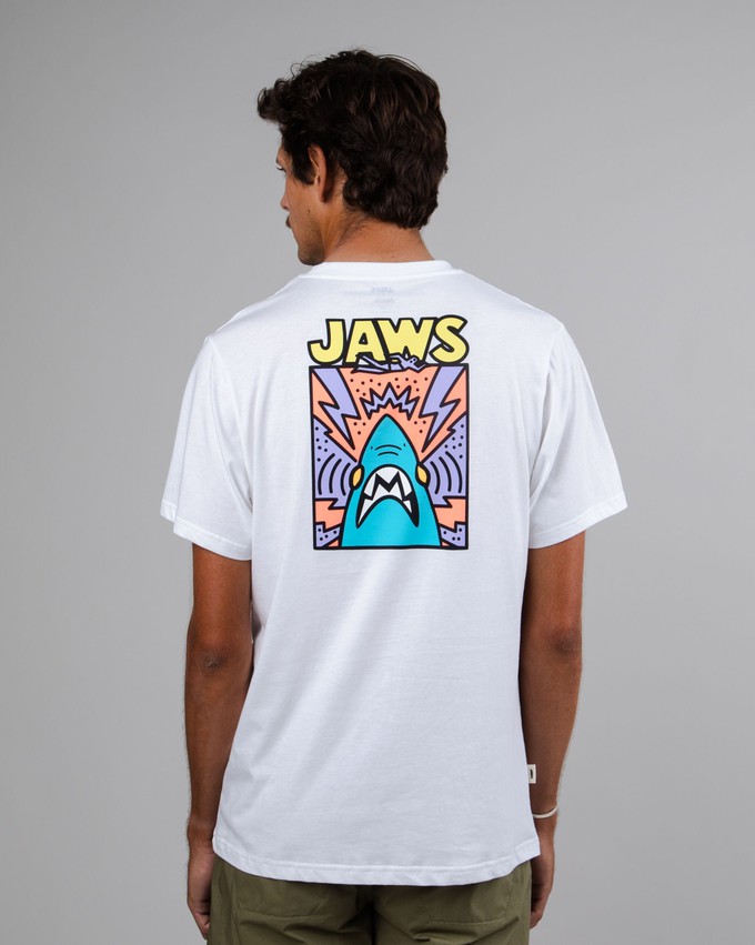 Jaws T-shirt White from Brava Fabrics