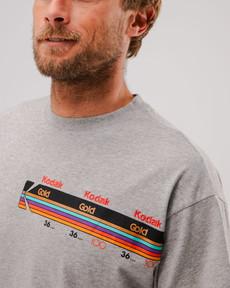 Kodak Gold Oversize T-shirt Grey via Brava Fabrics