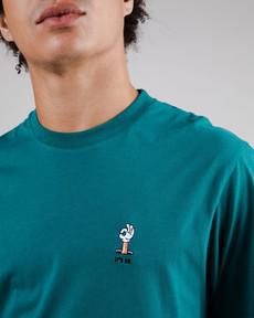 Yeye Weller It's Ok T-Shirt Green via Brava Fabrics