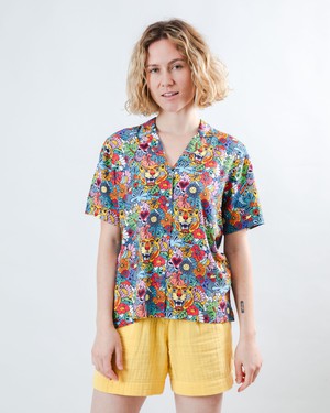 Asis Percales Tutti Frutti Aloha Blouse from Brava Fabrics