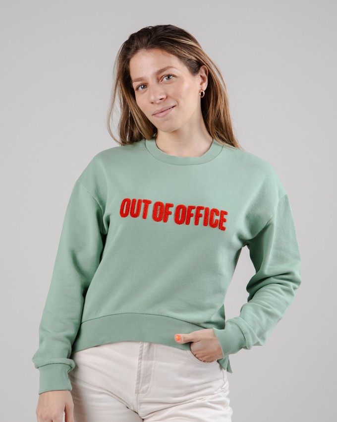 Out of Office Sweatshirt Mint from Brava Fabrics