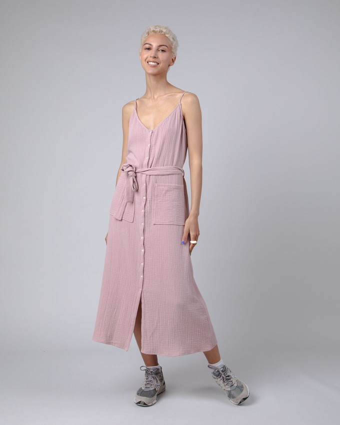 Bubble Long Dress Pink from Brava Fabrics