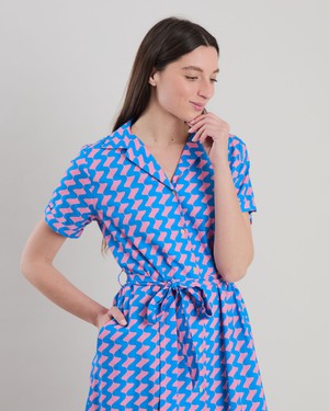 Gum Long dress Blue from Brava Fabrics