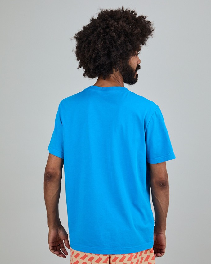 Doggy Balloon Patch T-Shirt Blue from Brava Fabrics