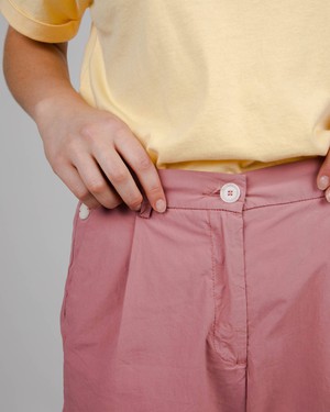 Elastic Pleated Chino Dusty Pink from Brava Fabrics