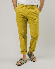 Pleated Chino Lirium via Brava Fabrics