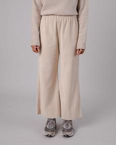 Wide Leg Corduroy Pants Cream via Brava Fabrics