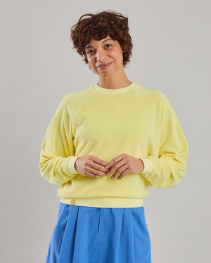 Terry Ranglan Sweatshirt Yellow from Brava Fabrics