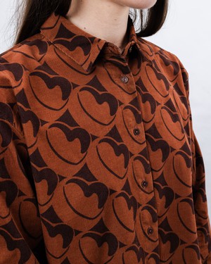 Bombon Babycord Boxy Blouse from Brava Fabrics
