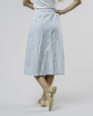 Camou Blue Skirt from Brava Fabrics