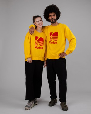 Project Cece Kodak Logo Sweatshirt Yellow