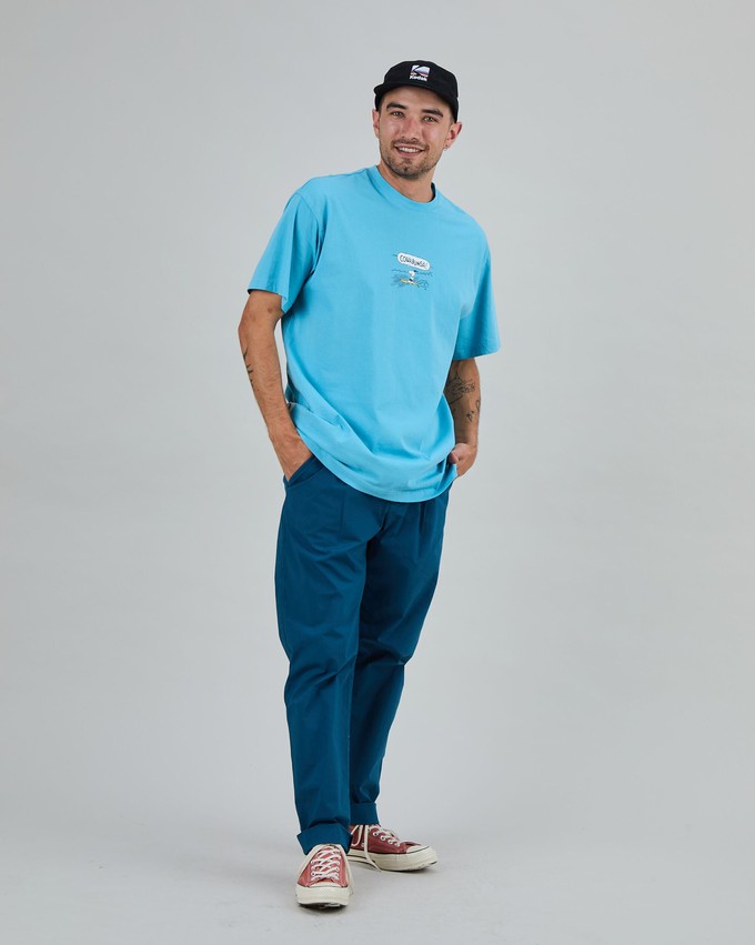Peanuts Cowabunga Surf Oversize T-Shirt Blue from Brava Fabrics
