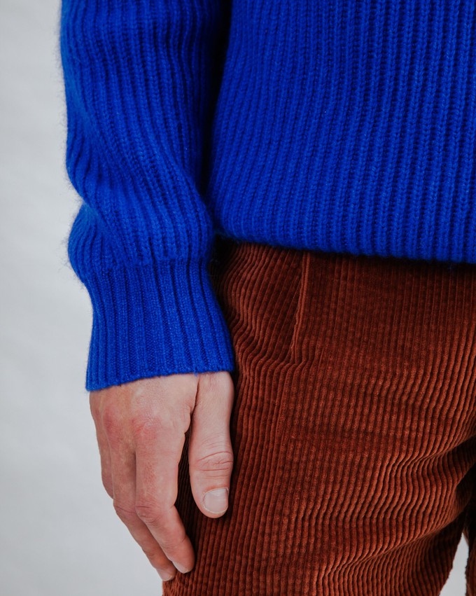 Wool Sweater Blue Klein from Brava Fabrics