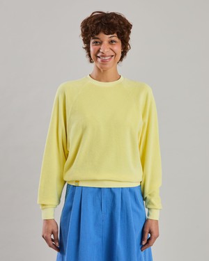 Terry Ranglan Sweatshirt Yellow from Brava Fabrics