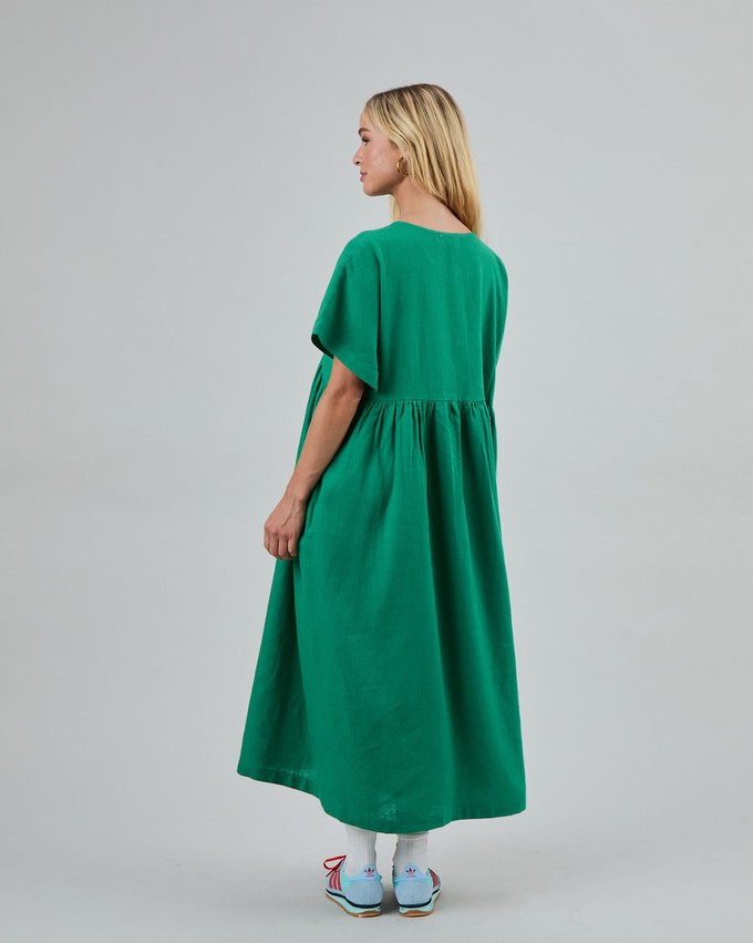 Oversize Long Dress Green from Brava Fabrics