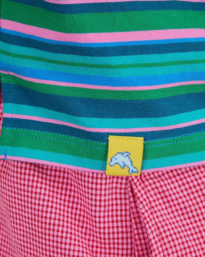 Stripes Boxy Tee Blue from Brava Fabrics