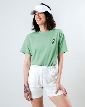 Peanuts The Tennis Snoopy Oversize Tee Green from Brava Fabrics