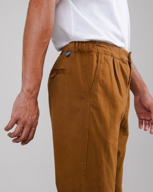 Comfort Chino Pants Brown from Brava Fabrics