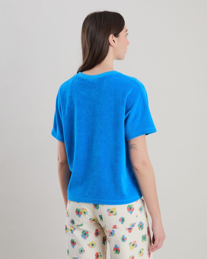 Terry oversize Tee Blue from Brava Fabrics