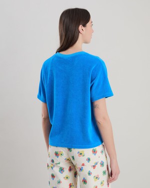 Terry oversize Tee Blue from Brava Fabrics