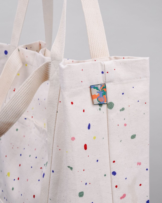 Tote Bag Splash Ecru from Brava Fabrics