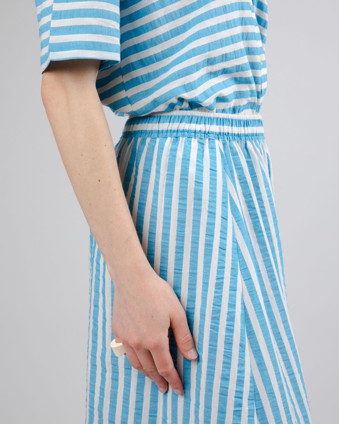 Stripes Long Skirt Blue from Brava Fabrics