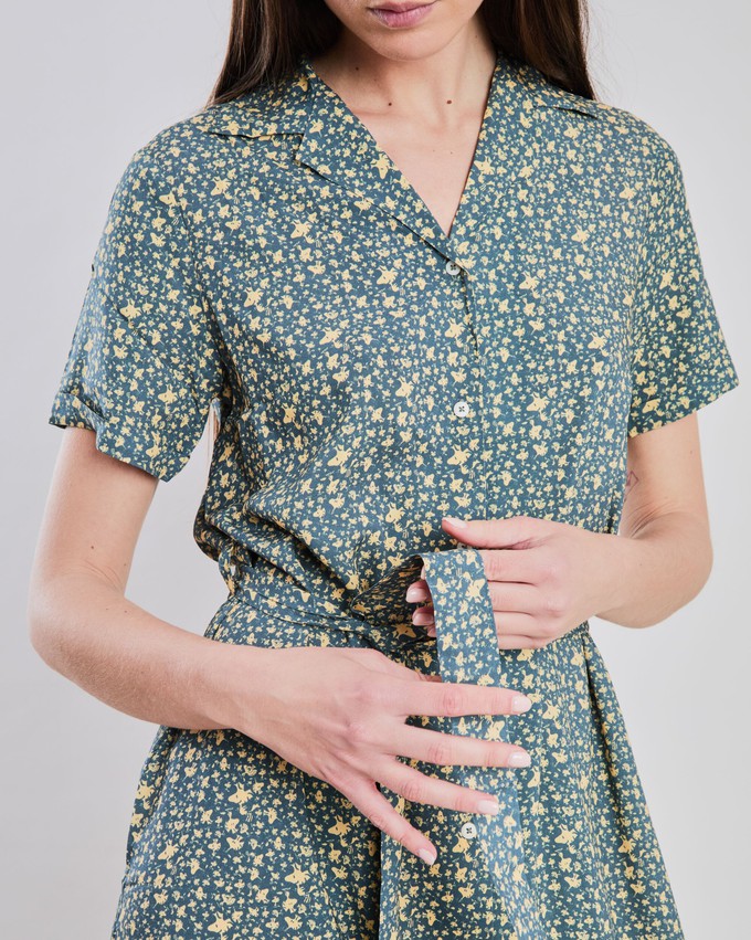Peanuts Woodstock Long Dress Navy from Brava Fabrics