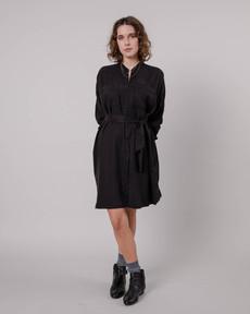 Oversize Mao Dress Black via Brava Fabrics
